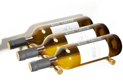 VINdustry Label View Three Bottle Deep Wine Pegs (Pair)