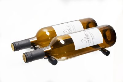 VINdustry Label View Two Bottle Deep Wine Pegs (Pair)